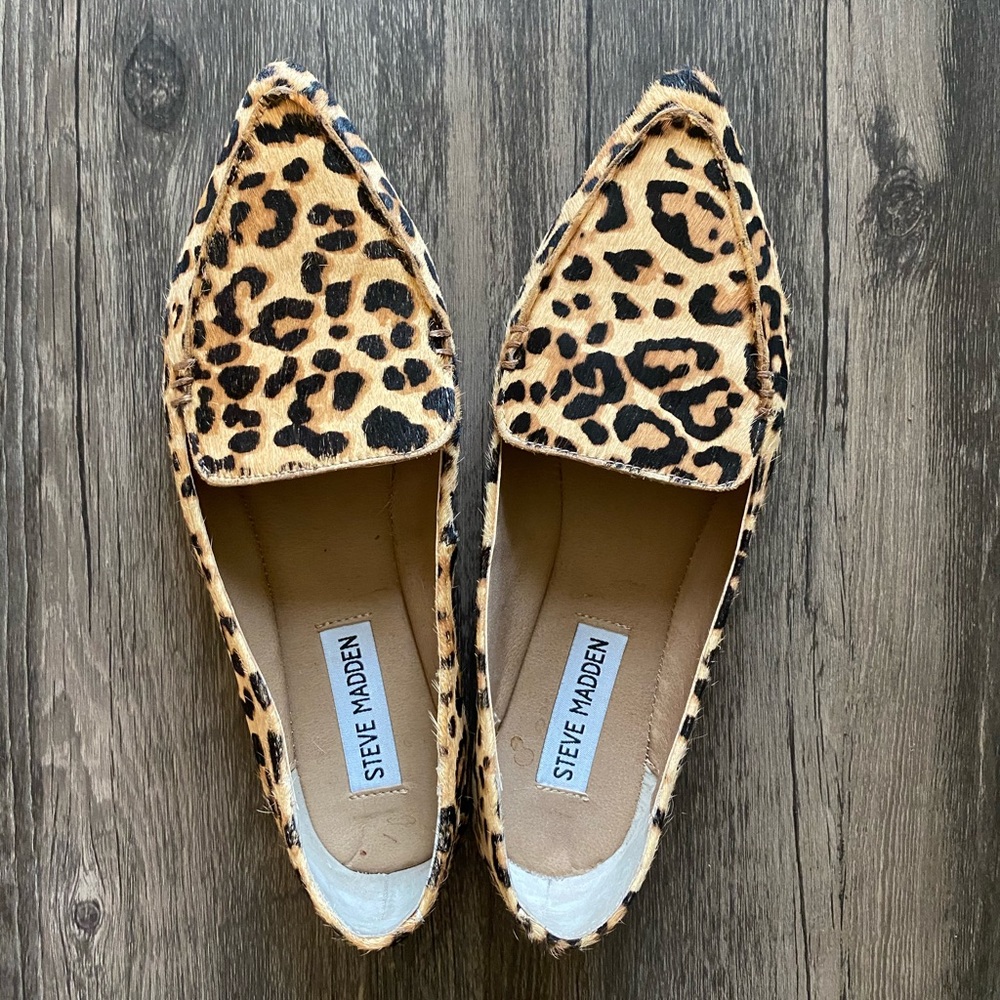 Steve Madden Leopard Flats